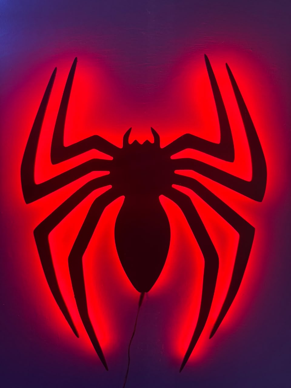 Widow | LED Backlit Spider Wall Art